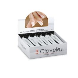 Cortauñas con Lima Cromado 6 cm - Caja de 12 unidades - Tres Claveles Precio: 10.95000027. SKU: B1AFTH3LY2