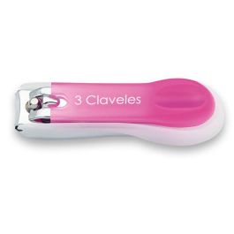 Cortauñas con Recoge Uñas Rosa 6 cm - Tres Claveles - Ideal para Manos y Viaje Precio: 2.50000036. SKU: B13E8SBYE9