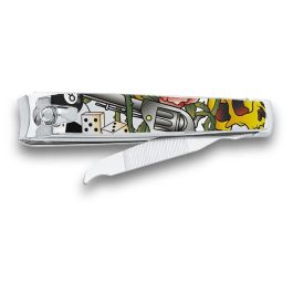 Cortaúñas TATOO 8 cm con Lima - Tres Claveles | Ideal para Pedicura y Manicura Precio: 2.59000016. SKU: B1C3DJ45W9