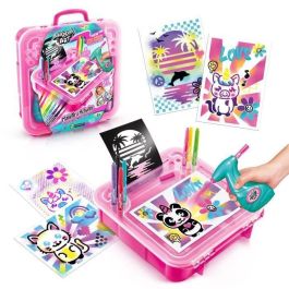 Canal Toys - Airbrush Art - Maletín de actividades con spray electrónico, plantillas y rotuladores - AIR 017 Precio: 36.49999969. SKU: B1DZWXGG9M