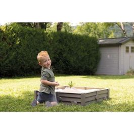 Arenero con 2 usos, usa la arena para jugar o para cultivar. capacidad 60-70 litros. 77x76x17 cm Arenero con 2 usos, usa la arena para jugar o para cultivar. capacidad 60-70 litros. 77x76x17 cm