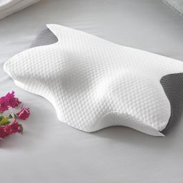 Inde Almohada Viscoelástica Cervical con Contorno Ergo - 16x16x34 cm (4 Unidades)
