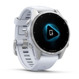 Garmin Fenix 8 Plata 43mm Reloj Inteligente AMOLED GPS 32GB 1.3"