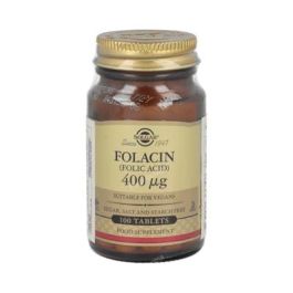 Solgar Folacin Ácido Fólico 400 µg 100 Comprimidos para Embarazo y Gestación, Vitamina B9, Reduce Cansancio, Apto Vegano Precio: 8.5000003. SKU: B1JMAQDDKP