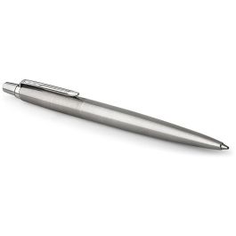 Parker Juego Bolígrafo + Pluma Jotter Acero CT Estuche Pluma Acero Inoxidable Adornos Cromados