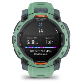 Garmin Instinct 3 Smartwatch AMOLED 1.2" (3,05 cm) 390x390 Píxeles 45mm con GPS y Pantalla Táctil Correa Silicona Verde
