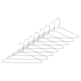 Set de 8 perchas de metal pintado, 40.5 cm - Confortime por Inde (24 Unidades)