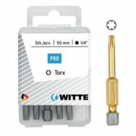 Juego de puntas WITTE TX Torx 5 Unidades Juego de puntas WITTE TX Torx 5 Unidades
