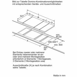 Bosch PIB375FB1E Placa Vitrocerámica Inducción 2 Fuegos Inicio Rápido Seguridad Infantil