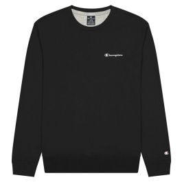 Sudadera sin Capucha Hombre Champion Spliced Script Logo Negro 41
