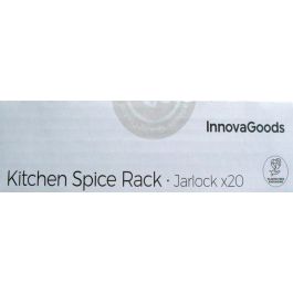 Organizador de Especias Adhesivo y Divisible Jarlock x20 InnovaGoods Organizador de Especias Adhesivo y Divisible Jarlock x20 InnovaGoods