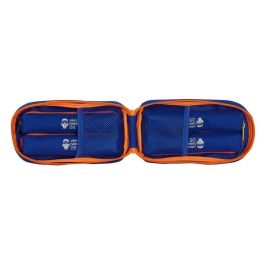 Plumier Mochila Valencia Basket M847 Azul Naranja 12 x 23 x 5 cm