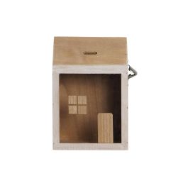 DKD Home Decor Abrebotellas Boho Blanco Natural Paulownia 15 x 29.5 x 20 cm (2 Unidades)