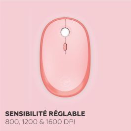 Combo teclado + mouse inalámbrico - MOBILITY LAB - Pure Color - Rosa - Diseño ergonómico - Escritura discreta Combo teclado + mouse inalámbrico - MOBILITY LAB - Pure Color - Rosa - Diseño ergonómico - Escritura discreta