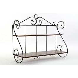 Estanteria Pared Cottage DKD Home Decor Negro Marron 37 x 86 x 100 cm Estanteria Pared Cottage DKD Home Decor Negro Marron 37 x 86 x 100 cm