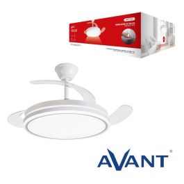 AVANT Ventilador de Techo 42 Pulgadas Retráctil, 30W Motor y 36W LED, Control por App Precio: 48.521. SKU: B18TAENSN8