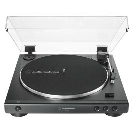 Audio-Technica AT-LP60XBK Tocadiscos de vinilo automático con preamplificador phono integrado, Negro