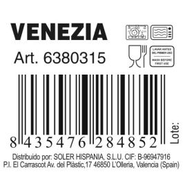 Bol de vidrio Venezia 15 cm x 6.5 cm - Inde (24 Unidades) Bol de vidrio Venezia 15 cm x 6.5 cm - Inde (24 Unidades)