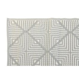 DKD Home Decor Alfombra 4 Unidades Azul Marron Claro 180 x 1 x 120 cm