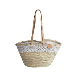 Basics Bolso Nova de Palma con Puntilla y Asas 48,5x29,5cm Precio: 26.49999946. SKU: B1J3WN99P9