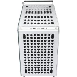 Cooler Master Qube 500 Flatpack Blanco - Caja PC Midi Tower ATX EATX ITX micro ATX con Ventana de Vidrio Templado
