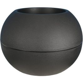 Riviera D40 Maceta Bola de Granito Negra - Diámetro 40 cm