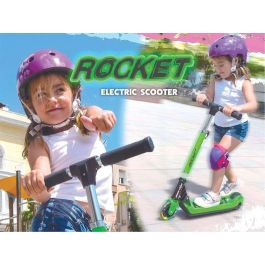 Chicos Patinete Eléctrico Plegable Junior E Scooter Rocket 4,5Kg Velocidad 6-8 Km/h Edad 6-12 Años Hasta 45 Kg