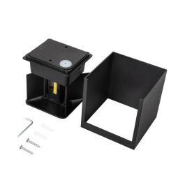 Aplique LED Exterior 2x5W 100Lm/W IP65 Negro 2700K HO-APL06-IP65-B-WW