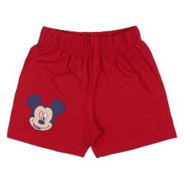 Cerdá Pijama Corto Single Jersey Mickey Mouse para Niños 3 Años Rojo