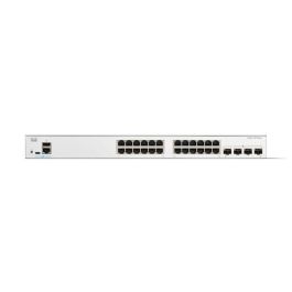 Cisco C1200-24T-4G Catalyst Smart Switch, 24 Puertos GE, 4x1GE SFP, Protección de Por Vida Limitada, Redes Pequeñas Empresas