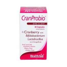 Health Aid Cranprobio 30Vcap. Arándano Rojo y Probióticos para Salud Urinaria e Inmune Precio: 29.5000002. SKU: B126LRSRYF