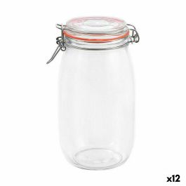 Tarro La Mediterránea Hermético Vidrio 1,5 L (12 Unidades) Tarro La Mediterránea Hermético Vidrio 1,5 L (12 Unidades)