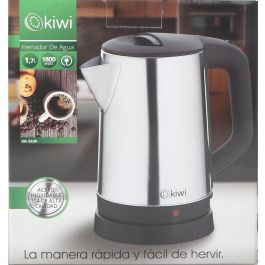 Hervidor de agua Kiwi 1.7L 1800W acero inoxidable (4 Unidades) Hervidor de agua Kiwi 1.7L 1800W acero inoxidable (4 Unidades)