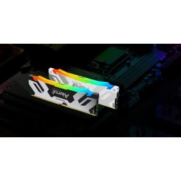 Kingston FURY Renegade RGB Módulo de Memoria 32GB (2x16GB) DDR5 8000MT/s CL38 On-Die ECC XMP 3.0 - KF580C38RWAK2-32 Kingston FURY Renegade RGB Módulo de Memoria 32GB (2x16GB) DDR5 8000MT/s CL38 On-Die ECC XMP 3.0 - KF580C38RWAK2-32