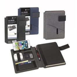 Carchivo Carpeta Portafolios Venture DIN A5 con Cuaderno y Soporte para Smartphone, Múltiples Bolsillos Elásticos, Cierre Magnético, Color Gris Precio: 22.49999961. SKU: B146VYGKL2