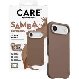 PanzerGlass Funda Fashionable MagSafe para iPhone Air Espresso, TPU 100% reciclado, Protección caídas 2.4m