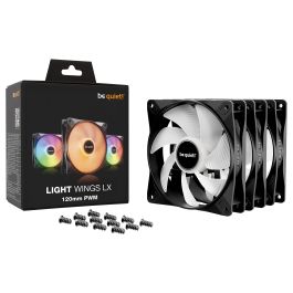 Be Quiet Light Wings LX Ventilador de Caja BL121 120 mm PWM Triple Pack