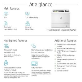 HP M554dn Impresora Color LaserJet Enterprise
