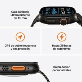 Smartwatch Apple MX4P3TY/A Negro 1,9" 49 mm Smartwatch Apple MX4P3TY/A Negro 1,9" 49 mm