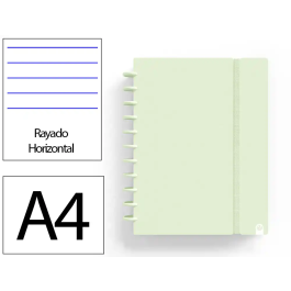 Carchivo Cuaderno Ingeniox Foam A4 80h Rayado Horizontal Verde Pastel Precio: 13.59000005. SKU: B1792JNJRX