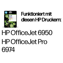 HP Tinta Bk, C, M, Y Officejet Pro 6900 Series Pack De 4 Cartuchos Originales Cuatricolor Precio: 62.50000053. SKU: S5606617