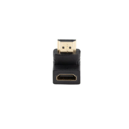 Lanberg Adaptador HDMI 2.0 4K@60Hz HDR Macho - Hembra Angulado 18Gbps Chapado Oro Lanberg Adaptador HDMI 2.0 4K@60Hz HDR Macho - Hembra Angulado 18Gbps Chapado Oro