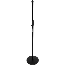 SBG Soporte De Micrófono Recto De Suelo Con Base Redonda 25Cm Ajustable 889-1625mm Negro Acero