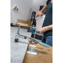 Wolfcraft Dispositivo de Sujeción Rápida Móvil Aluminio 150kg 0-38mm