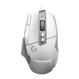 Logitech G LOG5099206096325 Ratón Gaming G502 X Wire, Botones Híbridos Force Lightforce, Sensor Hero 25K - Blanco