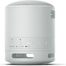 Altavoz Portable con Bluetooth Sony XB100/ 2.0/ Gris Claro Altavoz Portable con Bluetooth Sony XB100/ 2.0/ Gris Claro