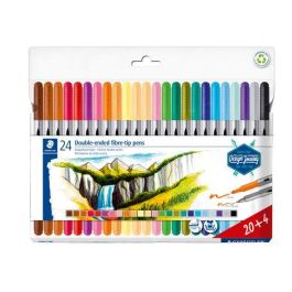Rotulador Fibra Staedtler 3200 Design Journey Doble Punta Estuche De 20+4 Col. Surtidos Precio: 8.68999978. SKU: B1CBWNSZP3