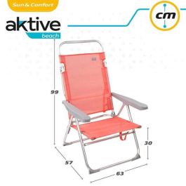Silla de Playa Colorbaby Rosa 48 x 57 x 99 cm Multiposición Silla de Playa Colorbaby Rosa 48 x 57 x 99 cm Multiposición
