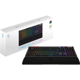 MSI Teclado Strike Pro Wireless Silent ES S11-43ES209-CLA Mecánico Gaming PBT 2.4GHz Bluetooth RGB Español Negro Precio: 122.49999949. SKU: B16TM8LYWQ