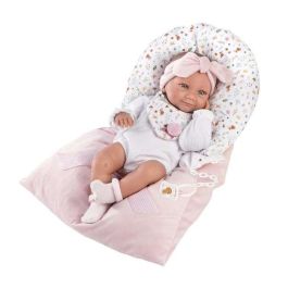 Muñeca tina recien nacida con saquito rosa sin 40cm cuerpo vinilo Muñeca tina recien nacida con saquito rosa sin 40cm cuerpo vinilo